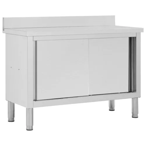 Radni stol s kliznim vratima 120 x 50 x (95 - 97) cm od čelika - 120 x 50 x (95-97) cm 1 120 x 50 x (95-97) cm Cijena