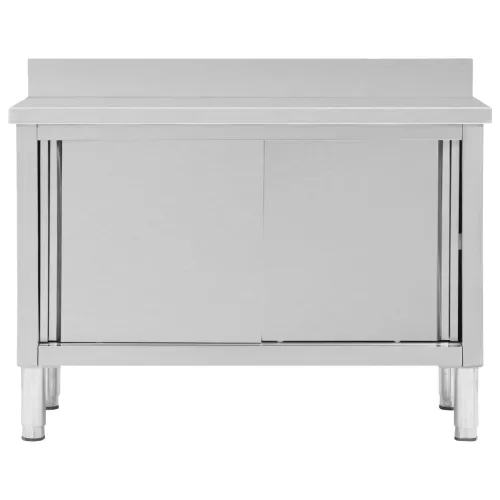 Radni stol s kliznim vratima 120 x 50 x (95 - 97) cm od čelika - 120 x 50 x (95-97) cm Cijena