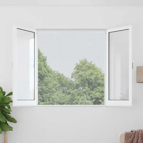 Mrežasti zaslon od aluminija 100 x 500 cm srebrni - Srebrno 100 x 500 cm 1 100 x 500 cm Cijena