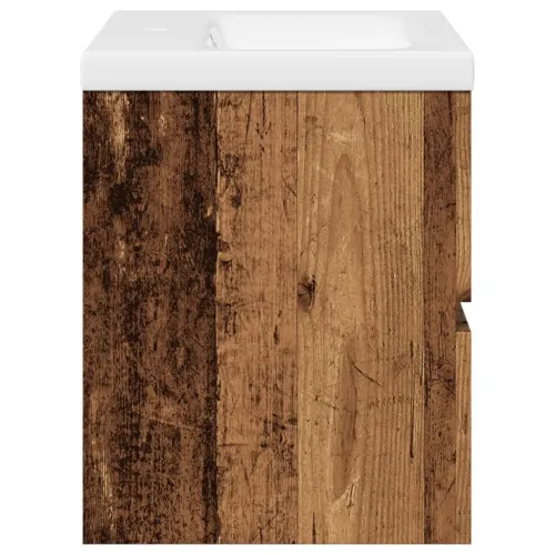 Ormarić za Lavabo - Umivaonik s ugradbenim umivaonikom Staro drvo - Staro drvo 60 x 38.5 x 45 cm bez slavine i odvoda Cijena