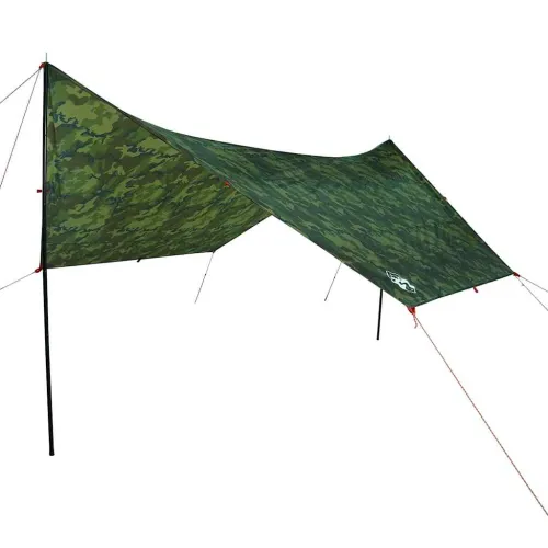 Cerada za kampiranje maskirna 438x376x212 cm vodootporna - Maskirna taft 1 1 Cijena