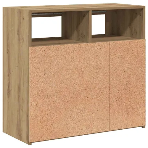 Komoda s LED svjetlima boja hrasta 80x35x75cm konstruirano drvo - Hrast artisan 80 x 35 x 75 cm Cijena