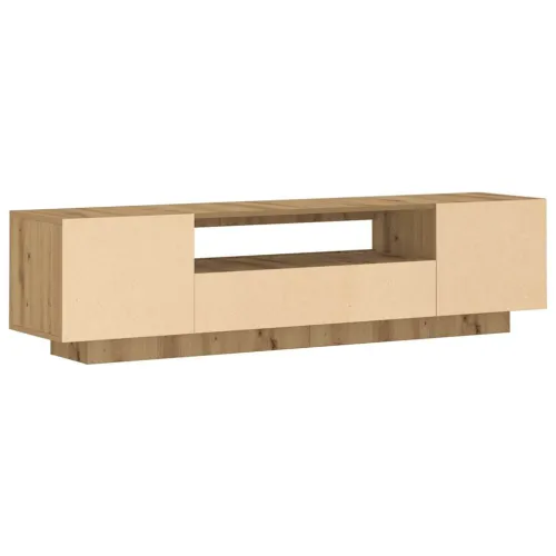 TV ormarić LED boja hrasta 160x35x40 cm konstruirano drvo - hrast artisan 1 Cijena
