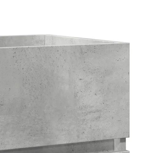 Ormarić za Lavabo - Umivaonik siva boja betona 41x38,5x45 cm drveni - Beton siva 41 x 38.5 x 45 cm Cijena