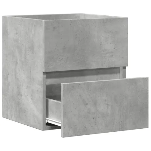 Ormarić za Lavabo - Umivaonik siva boja betona 41x38,5x45 cm drveni - Beton siva 41 x 38.5 x 45 cm Cijena