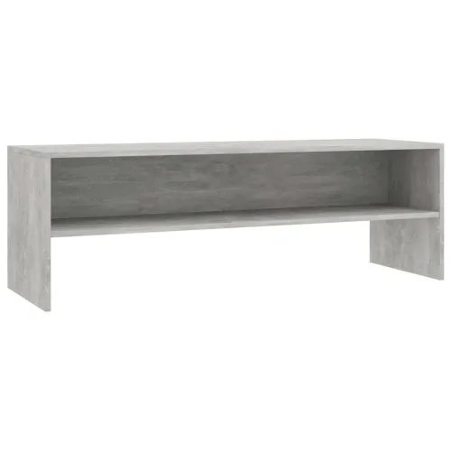TV ormarić siva boja betona 120 x 40 x 40 cm konstruirano drvo - Beton siva Cijena