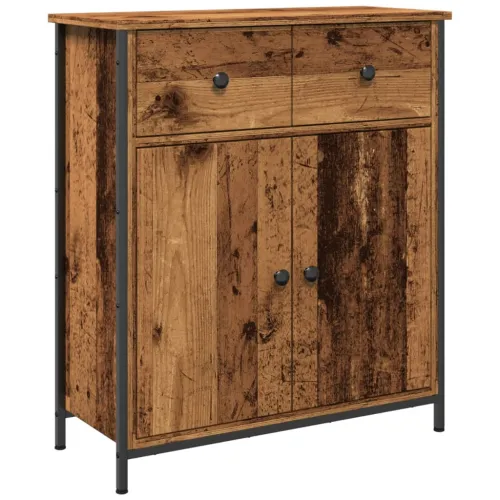 Komoda boja staro drvo 70x30x80 cm od konstruiranog drva - Staro drvo Cijena