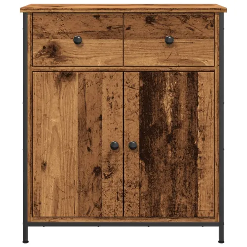 Komoda boja staro drvo 70x30x80 cm od konstruiranog drva - Staro drvo Cijena