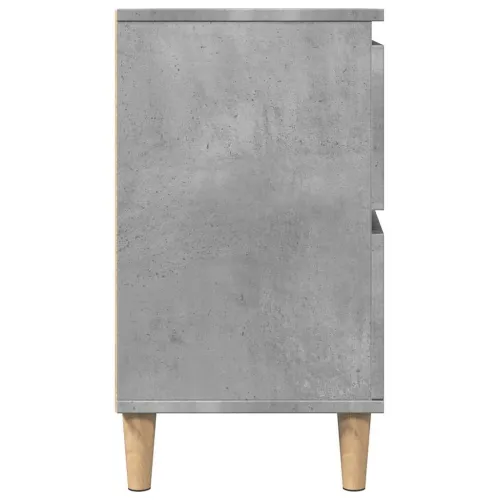 Ormarić za Lavabo - Umivaonik siva boja betona 80 x 33 x 60 cm drveni - Beton siva Cijena