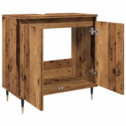 Kupaonski ormarić staro drvo 58x33x60 cm konstruirano drvo - Staro drvo 1 1 Cijena