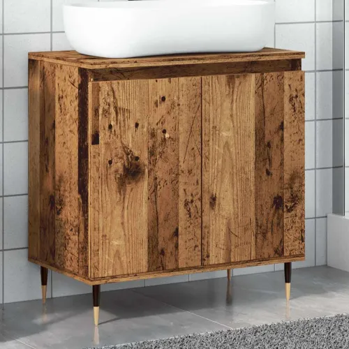 Kupaonski ormarić staro drvo 58x33x60 cm konstruirano drvo - Staro drvo 1 1 Cijena