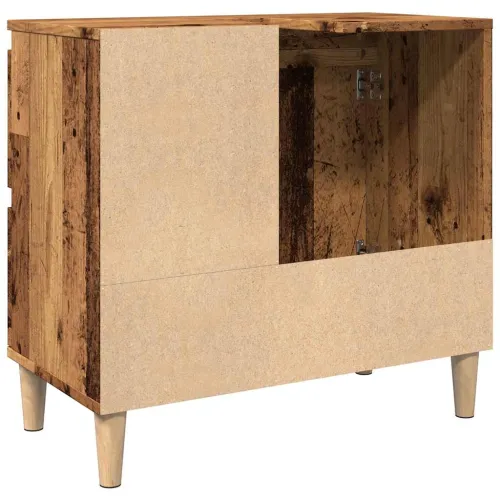 Ormarić za Lavabo - Umivaonik boja drva 65x33x60 cm konstruirano drvo - Staro drvo Cijena