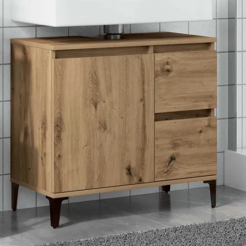 Ormarić za Lavabo - Umivaonik boja hrasta artisan 65x33x60 cm drveni - hrast artisan 1 Hrast artisan Cijena