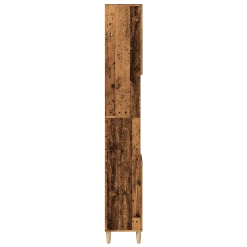Kupaonski ormarić staro drvo 30x30x190 cm konstruirano drvo - Staro drvo 1 Cijena