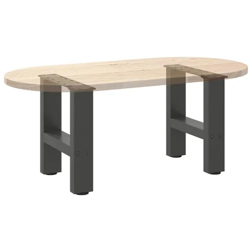 Noge za klub stolić antracit boje 2 kom 40 x (30-31) cm čelik - Antracit 40 x (30-31) cm 2 1 Cijena