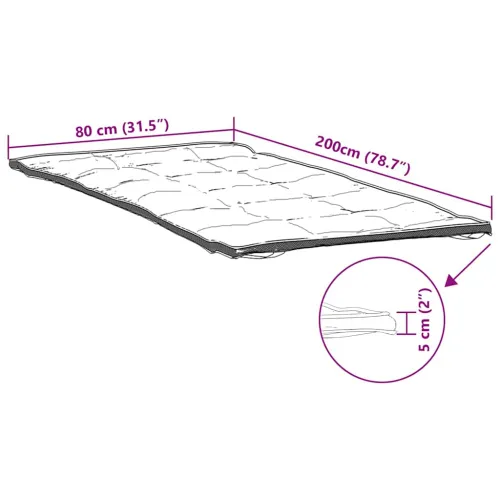 Zaštita za madrac bijela 80x200 cm - 80 x 200 cm Cijena