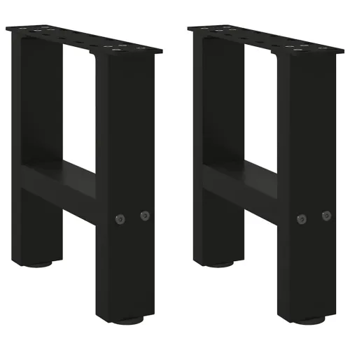 Noge za klub stolić crne 2 kom 30 x (30-31) cm čelik - Crna 30 x (30-31) cm 2 1 Cijena