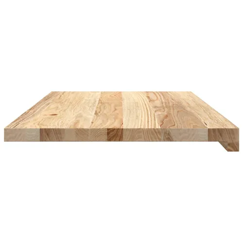 Prozorske klupice 2 kom 70x40x2 cm netretirane masivne hrast - Prirodna 70 x 40 x 2 cm Cijena
