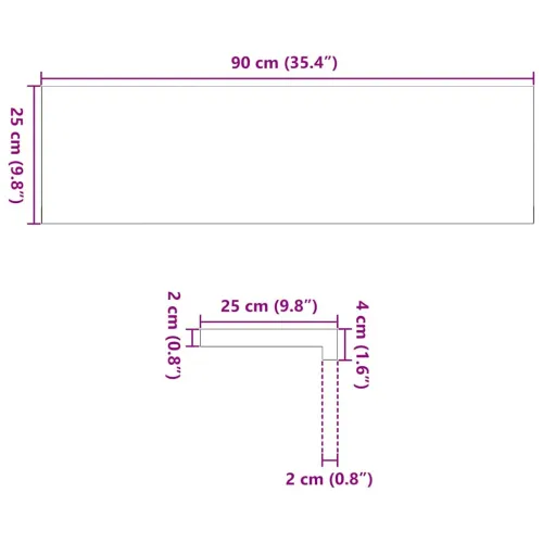 Prozorske klupice 2 kom svijetlosmeđe 90x25x2 cm masivne hrast - Svjetlosmeđa 90 x 25 x 2 cm Cijena