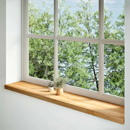 Prozorske klupice 2 kom svijetlosmeđe 140x30x2 cm masivne hrast - Svjetlosmeđa 140 x 30 x 2 cm Cijena