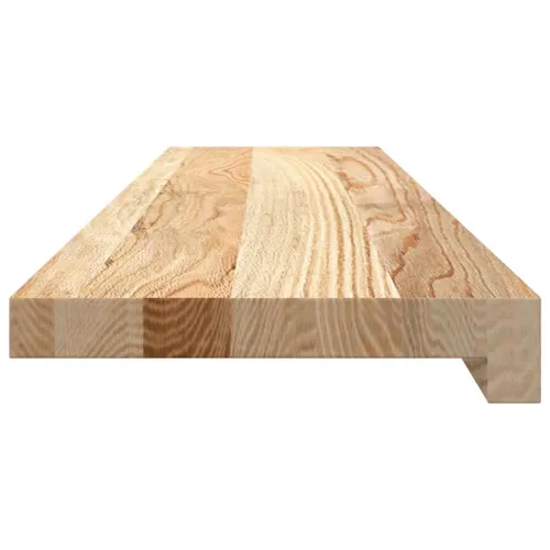 Prozorske klupice 2 kom 90x20x2 cm netretirane masivne hrast - Prirodna 90 x 20 x 2 cm Cijena
