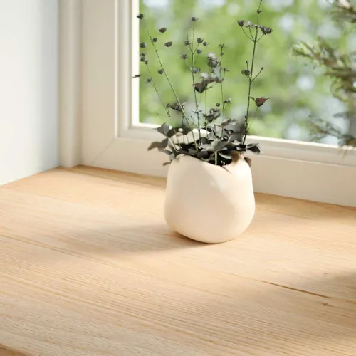 Prozorske klupice 2 kom 100x25x2 cm netretirane masivne hrast - Prirodna 100 x 25 x 2 cm Cijena