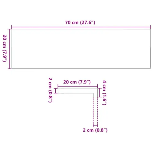 Prozorske klupice 2 kom svijetlosmeđe 70x20x2 cm masivne hrast - Svjetlosmeđa 70 x 20 x 2 cm Cijena