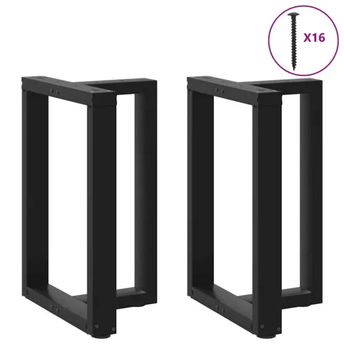 Noge za blagovaonski stol T-oblika 2 kom Crne 50x35x(72-73) cm Čelik - Crna 50 x 35 x (72-73) cm Cijena