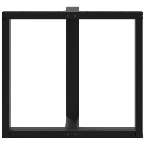 Noge za blagovaonski stol T-oblika 2 kom Crne 80x35x(72-73) cm Čelik - Crna 80 x 35 x (72-73) cm Cijena