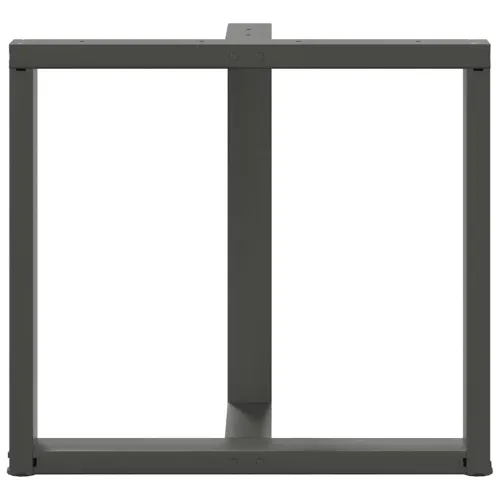 Noge za blagovaonski stol T-oblika 2 kom antracit 80x35x(72-73) cm čelik - Antracit 80 x 35 x (72-73) cm Cijena