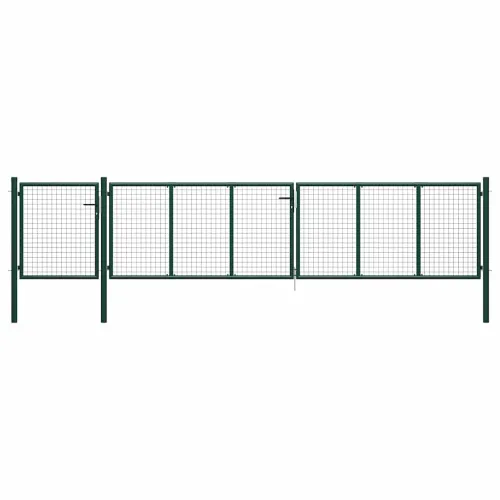 Dvorišna vrata - Vrtna vrata Čelik 500x75 cm Zelena - Zelena 500 x 75 cm Cijena