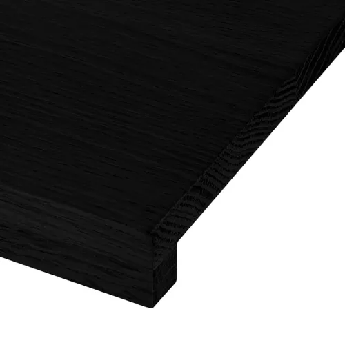 Prozorske klupice 2 kom smeđe-crne 160x20x2 cm masivne hrast - Tamno smeđa 160 x 20 x 2 cm Cijena