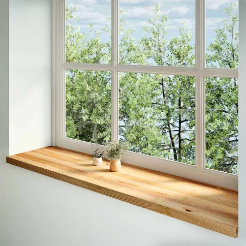 Prozorske klupice 2 kom svijetlosmeđe 160x40x2 cm masivne hrast - Svjetlosmeđa 160 x 40 x 2 cm Cijena