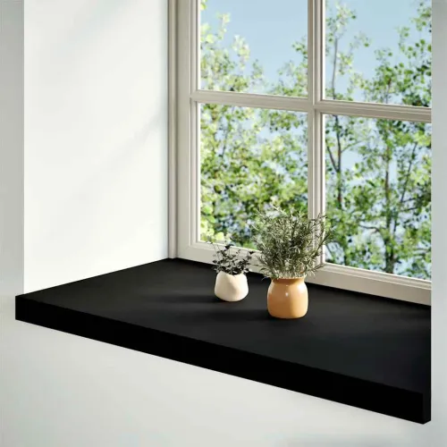 Prozorske klupice 2 kom smeđe-crne 80x40x2 cm masivne hrast - Tamno smeđa 80 x 40 x 2 cm Cijena