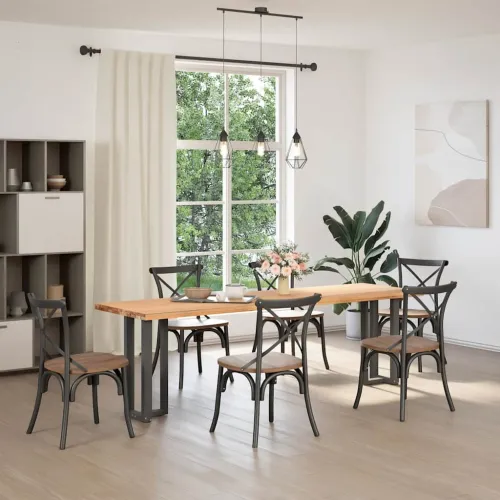 Noge za konzolni stol T-oblika 2 kom antracit 25x28x(72-73) cm čelik - Antracit 25 x 28 x (72-73) cm Cijena