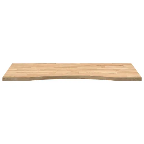 Ploča za radni stol 100x50x2,5cm netretirane masivne hrastovine - Prirodna 100 x 50 x 2.5 cm Cijena