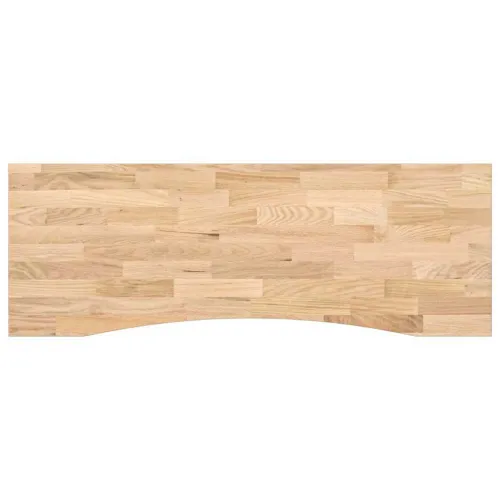Ploča za radni stol 140x60x2,5cm netretirane masivne hrastovine - Prirodna 140 x 60 x 2.5 cm Cijena