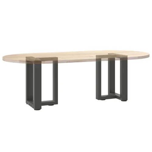 Noge za klub stolić T-oblika 2 kom antracit 28x25x(42-43) cm čelik - Antracit 28 x 25 x (42-43) cm Cijena