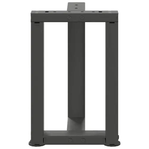 Noge za klub stolić T-oblika 2 kom antracit 28x25x(42-43) cm čelik - Antracit 28 x 25 x (42-43) cm Cijena