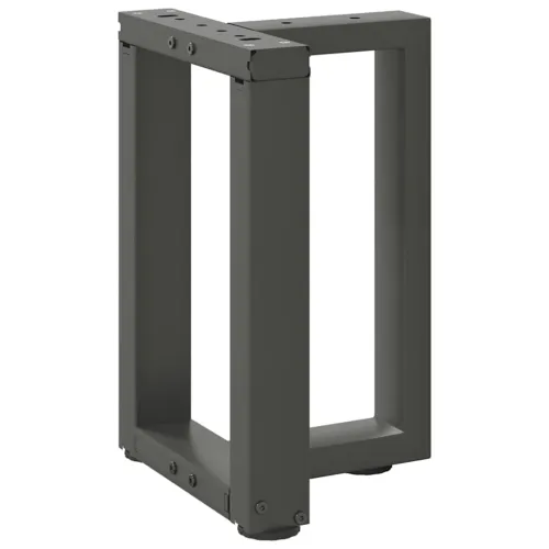 Noge za klub stolić T-oblika 2 kom antracit 28x25x(42-43) cm čelik - Antracit 28 x 25 x (42-43) cm Cijena