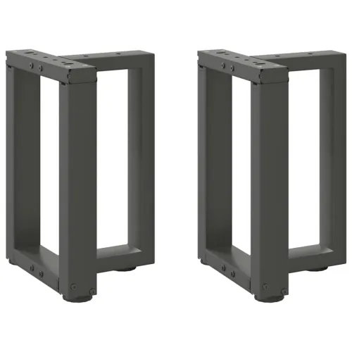 Noge za klub stolić T-oblika 2 kom antracit 28x25x(42-43) cm čelik - Antracit 28 x 25 x (42-43) cm Cijena