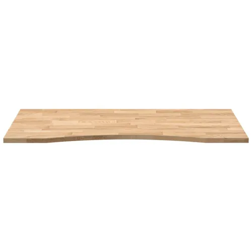 Ploča za radni stol 120x50x2,5cm netretirane masivne hrastovine - Prirodna 120 x 50 x 2.5 cm Cijena