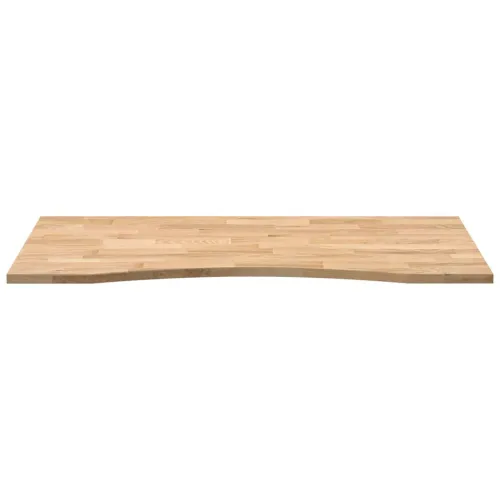 Ploča za radni stol 120x60x2,5cm netretirane masivne hrastovine - Prirodna 120 x 60 x 2.5 cm Cijena