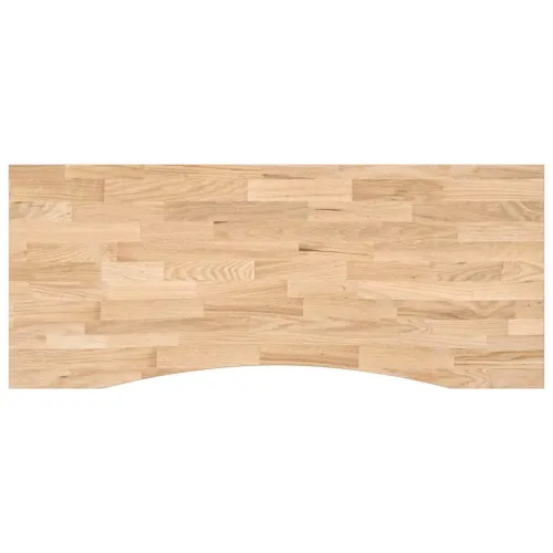 Ploča za radni stol 120x60x2,5cm netretirane masivne hrastovine - Prirodna 120 x 60 x 2.5 cm Cijena