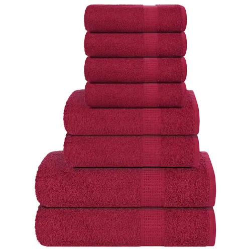 Set ručnika FROGN od 8 dijelova bordo 360 g/m² - Bordo Cijena