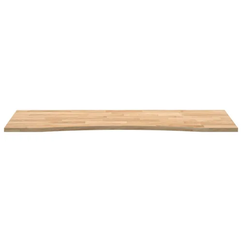 Ploča za radni stol 140x50x2,5cm netretirane masivne hrastovine - Prirodna 140 x 50 x 2.5 cm Cijena
