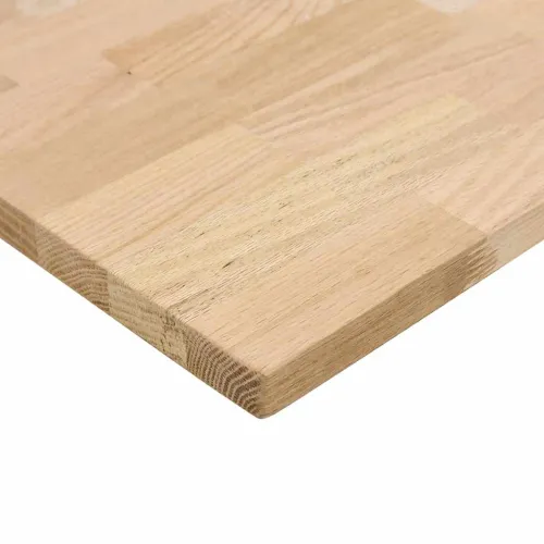 Ploča za radni stol 80x60x2,5 cm netretirane masivne hrastovine - Prirodna 80 x 60 x 2.5 cm Cijena