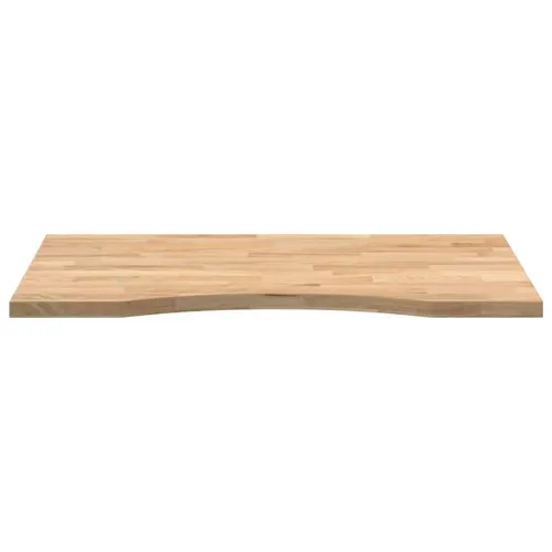 Ploča za radni stol 80x60x2,5 cm netretirane masivne hrastovine - Prirodna 80 x 60 x 2.5 cm Cijena