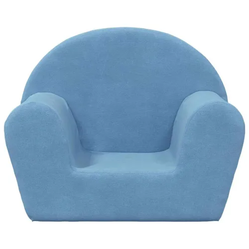 Dječja sofa plava mekana plišana - Plava Stolica Cijena
