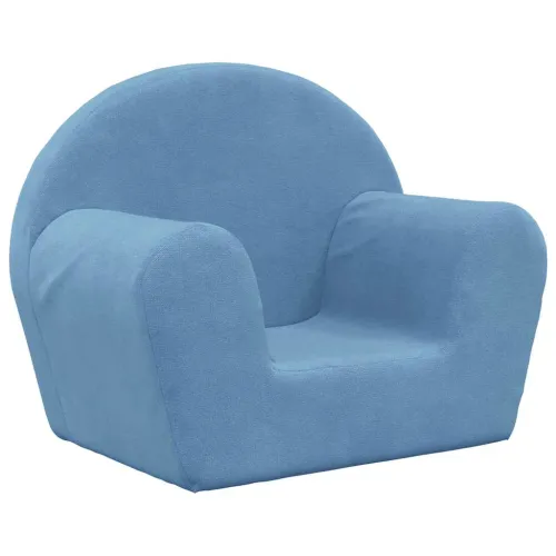 Dječja sofa plava mekana plišana - Plava Stolica Cijena